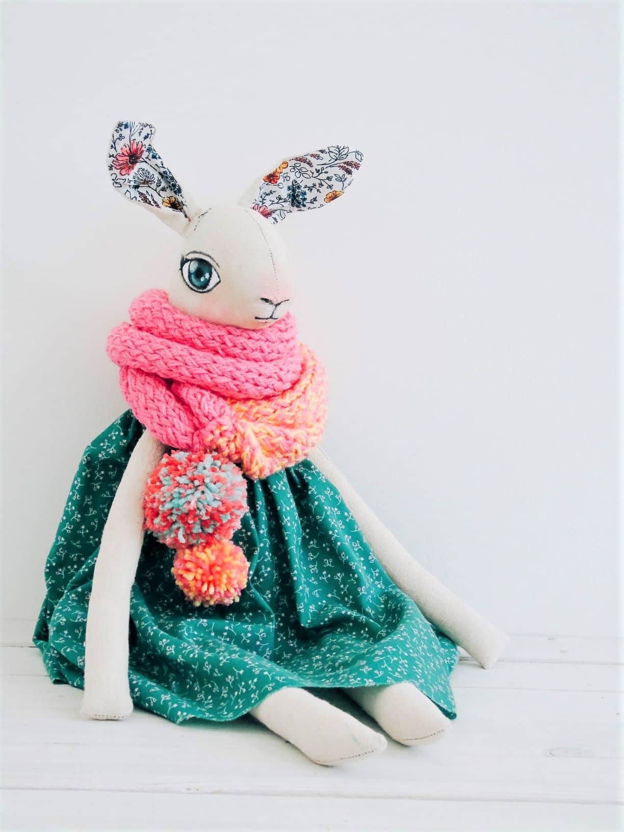 Handmade Cloth Rabbit 2024 Dolls / Heirloom Dolls / Keepsake Dolls